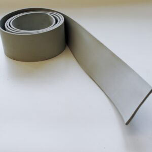 Rubber Rubbing Strake Flat Grey 6cm wide