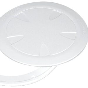 Circular Inspection Hatch - White
