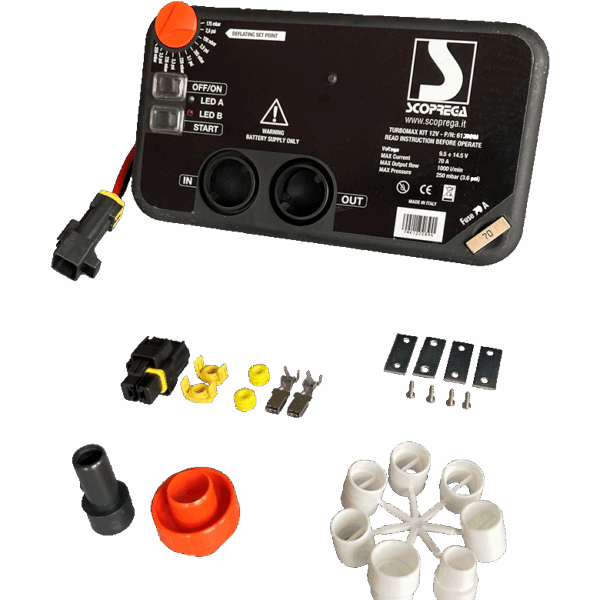 13:Bravo Turbo Max Console Kit 12 Volt Max 3.6psi
