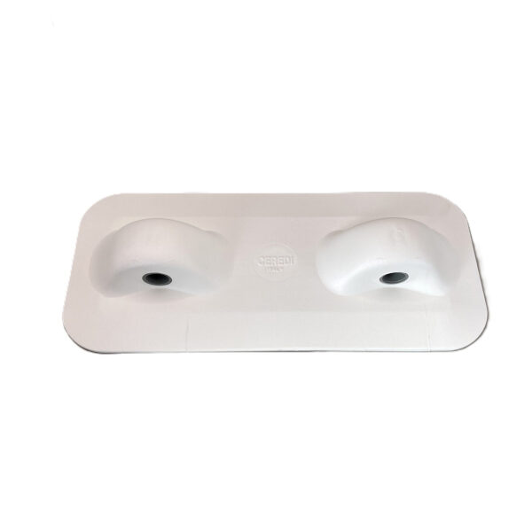 Snap Davit PVC Pad White each excluding hook & clips