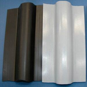 PVC Rubbing Strake D-Style 15cm Wide Metre