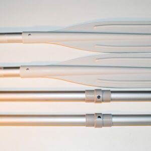 Alu Oars 160cm Including Hole Jointed Grey (Pair)