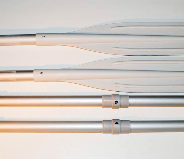 Alu Oars 160cm Including Hole Jointed Grey (Pair)