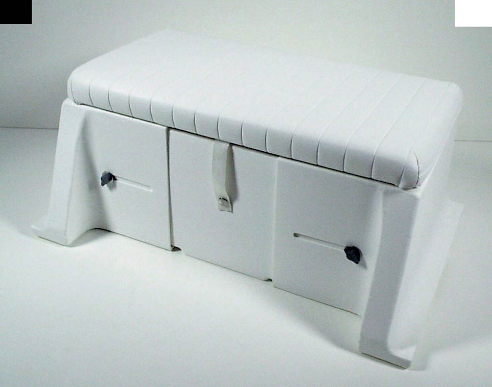 Adjustable Seat/Box and Cushion 60cm to 80cm IBS Boat Supplies
