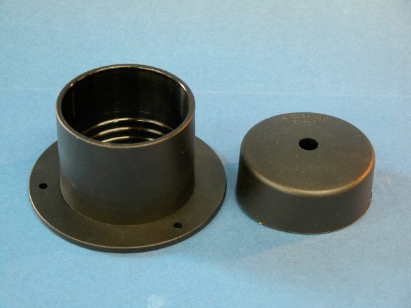 Large Cable Trunking Console Flange and Cap
