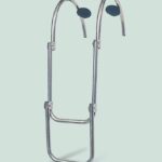 Stainless Steel Boarding Ladder with Pads