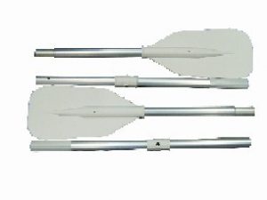 Alu Oars Including Hole Jointed Grey (Pair)