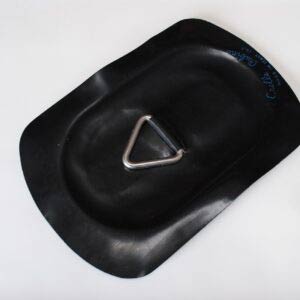 PVC Oblong Black Patch with Triangular Eye 31cm x 20cm 