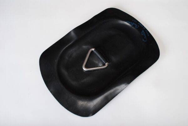 PVC Oblong Black Patch with Triangular Eye 31cm x 20cm