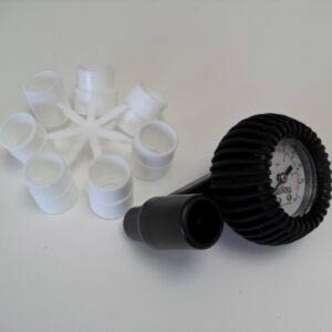 Pressure Gauge & 7 Spider Adaptor