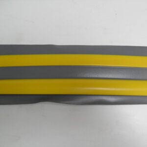PVC Tear Drop Rubbing Strake Grey/Yellow 5M x 9.5cm