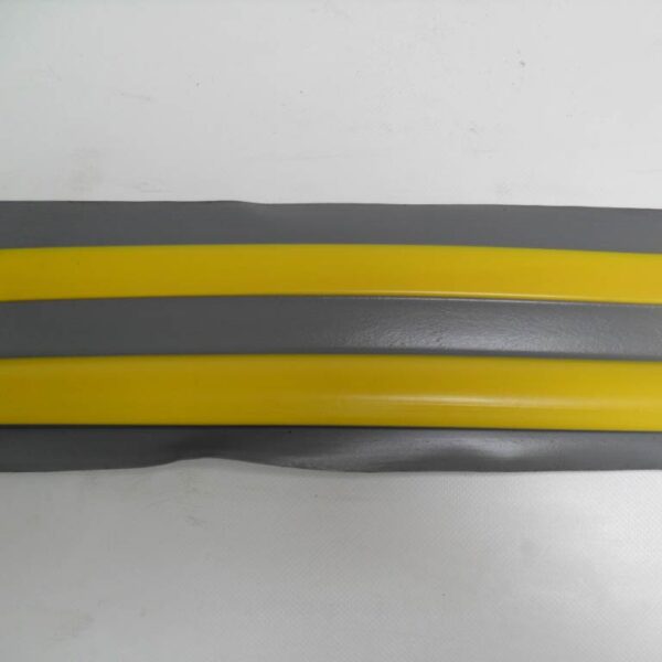 PVC Tear Drop Rubbing Strake Grey/Yellow 5M x 9.5cm