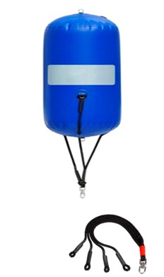 Cylindrical Shaped Inflatable Buoy