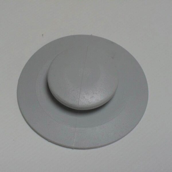 Zodiac PVC Cleat Button 60mm Base x 30mm Button Grey (Z2816)