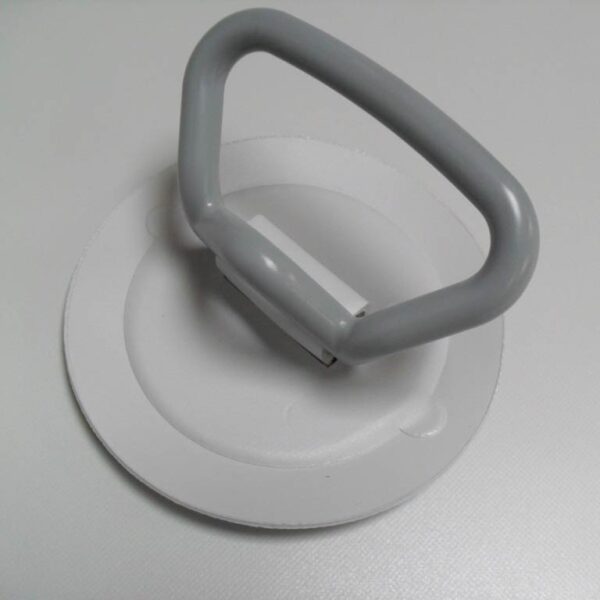 Zodiac PVC Bow Grab Handle Plastic on Patch Grey Z60093