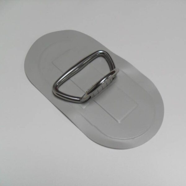 PVC Bow Grab Handle S/S on Patch Lt Grey