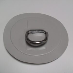 CIRCULAR PVC PATCH 130MM X 30MM EYE GREY