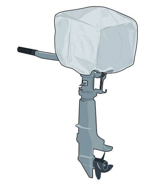 Top Part Engine Cover White up to 30HP