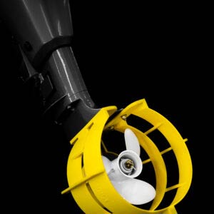 9" Yellow PropGuard - suitable for most 4-20hp Outboard Motors - Image 3